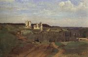Corot Camille The castle of pierrefonds china oil painting artist